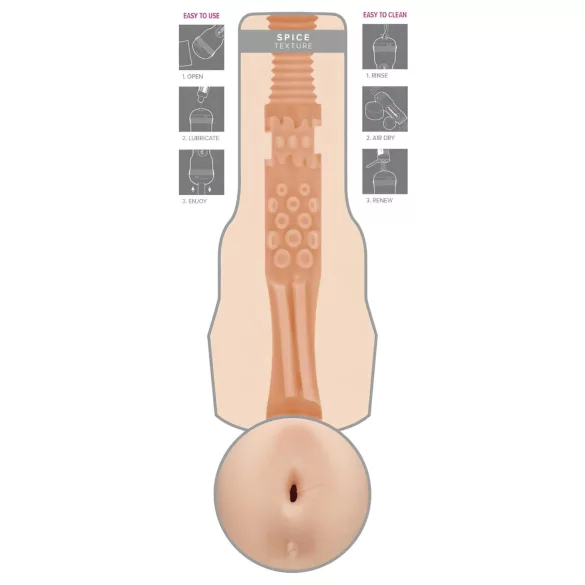 Fleshlight Eva Lovia Spice - rumpe stimulator
