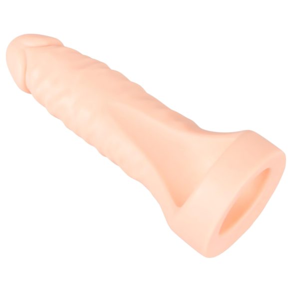 Realistixxx Double F - naturtro dildo med penisring (natur)