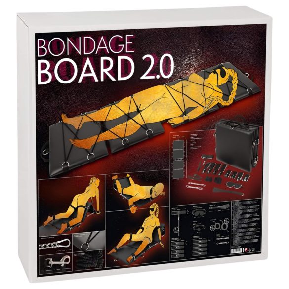 You2Toys Bondagebrett 2.0 - bærbart bindeoppleggsett