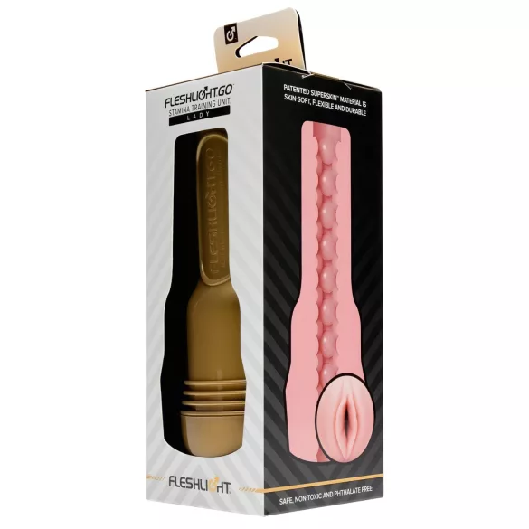 Fleshlight GO Stamina Training Unit Lady - kompakt vagina (rosa)