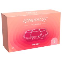   Womanizer Premium Eco - erstatningssugeskålersett - rosa (3 stk.)