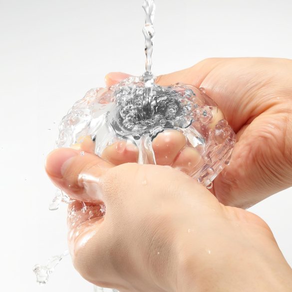 TENGA Aero - super sugekraft masturbator (hvit-sølv)