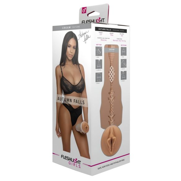 Fleshlight Autumn Falls Krem - Naturtro vagina