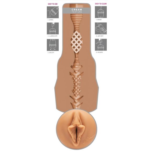 Fleshlight Autumn Falls Krem - Naturtro vagina