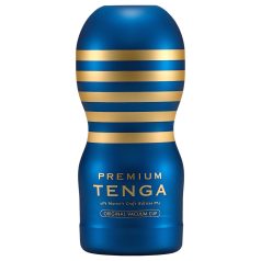 TENGA Premium Original - engangs onaniopplevelse (blå) TENGA Premium Original - engangs onaniopplevelse (blå)