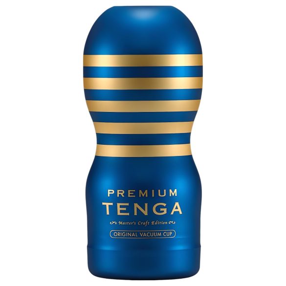 TENGA Premium Original - engangs onaniopplevelse (blå)