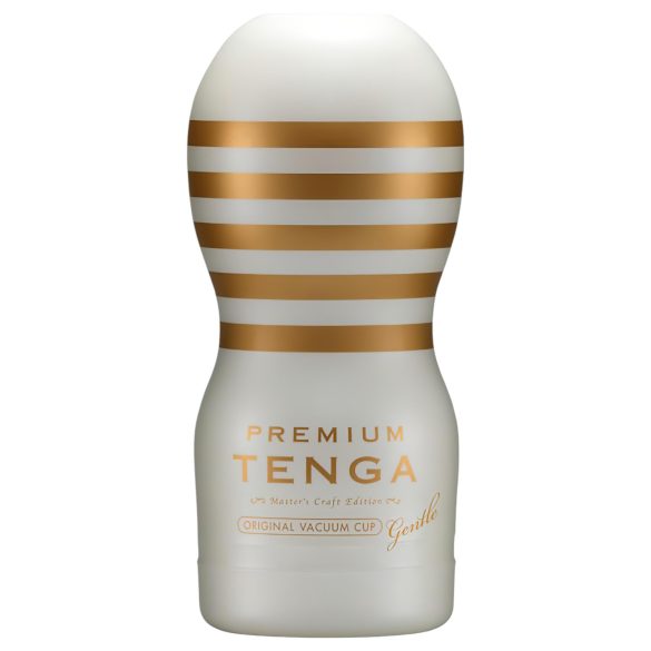 TENGA Premium Gentle - Engangs masturberingshylse (hvit)