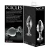 Icicles No. 25 - Konisk, glass analplugg (gjennomsiktig)