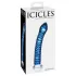 Icicles No. 29 - spiral, blå glassdildo