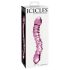 Icicles No. 55 - Toveis G-punkt glassdildo (rosa)