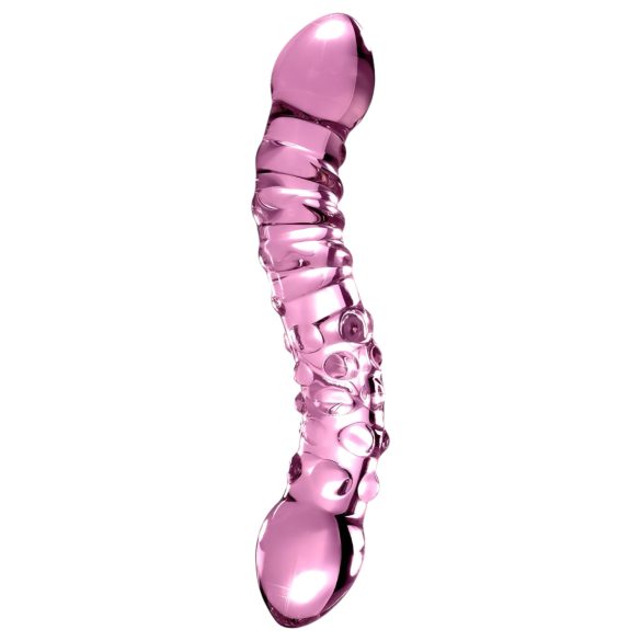 Icicles No. 55 - Toveis G-punkt glassdildo (rosa)