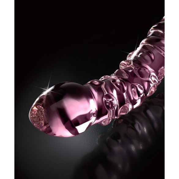 Icicles No. 55 - Toveis G-punkt glassdildo (rosa)