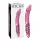 Icicles No. 57 - Dobbeltsidig glassdildo med penisform (rosa)