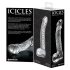 Icicles No. 61 - herdet, penisformet glassdildo (gjennomsiktig)
