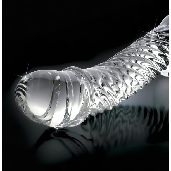 Icicles No. 61 - herdet, penisformet glassdildo (gjennomsiktig)