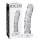 Icicles No. 62 - glassdildo med penisform (gjennomsiktig)