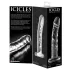 Icicles No. 62 - glassdildo med penisform (gjennomsiktig)