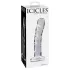Icicles No. 62 - glassdildo med penisform (gjennomsiktig)