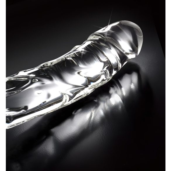 Icicles No. 62 - Klar Glassdildo med Penisdesign