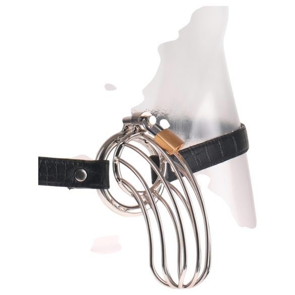 Fetish The Prisoner - metallisk penisbure (sølv)