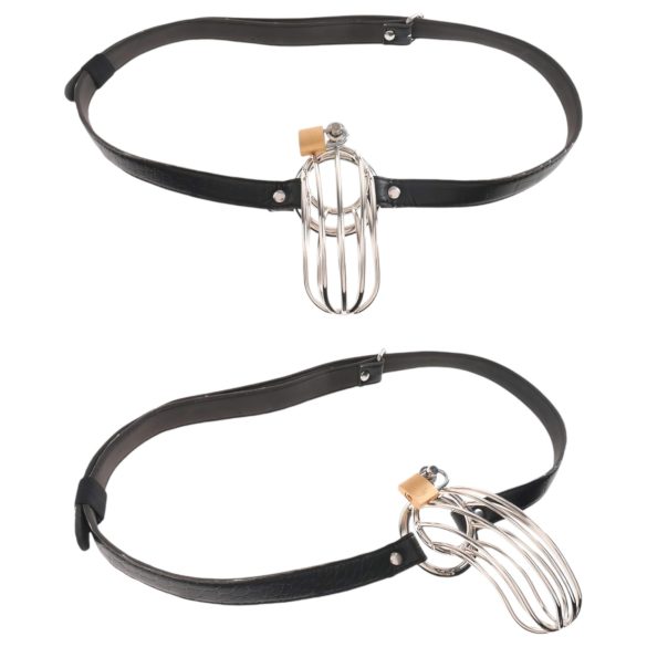 Fetish The Prisoner - metallisk penisbure (sølv)