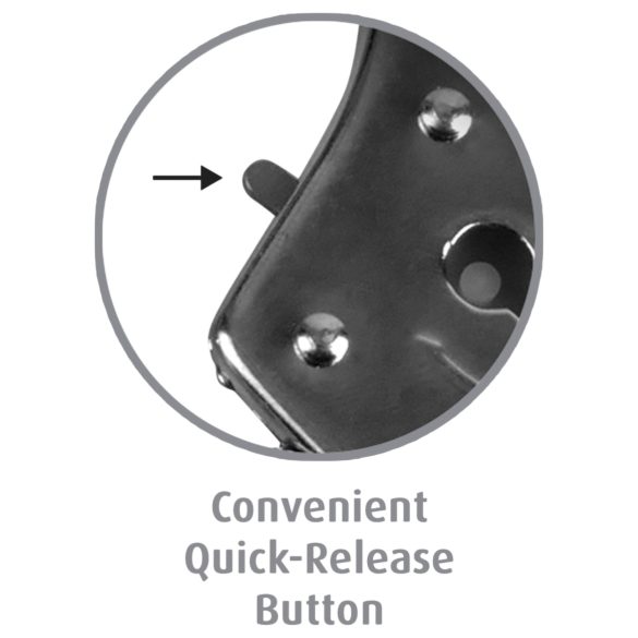 Fetish Fantasy - metallhåndjern (sølv)