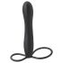 Fetish Dobbel Trøbbel – Luksus penis- og dildoring i sort