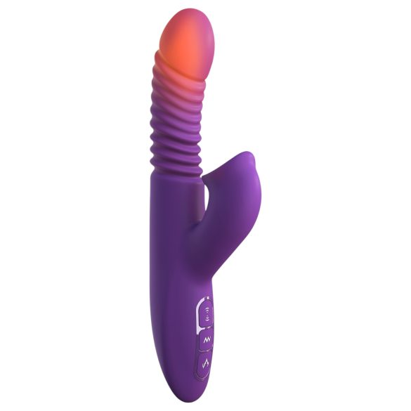 Fantasy For Her - 3i1 støtende vibrator med varmefunksjon (lilla)