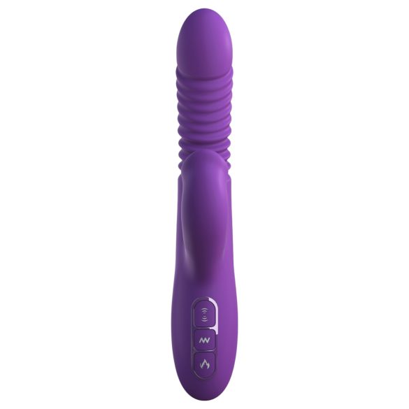 Fantasy For Her - 3i1 støtende vibrator med varmefunksjon (lilla)