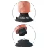 King Cock 9 - bøyelig sugekoppvibrator (26 cm) - naturtro