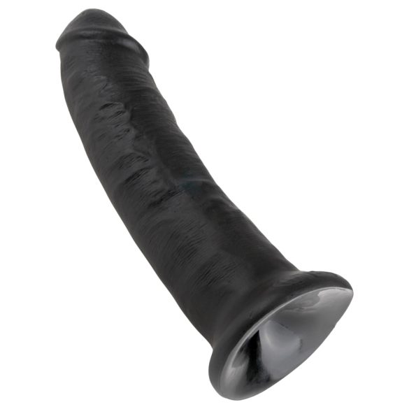 King Cock 9 - sugekopp dildo (svart)