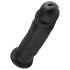 King Cock 10 - sugekoppdildo (25 cm) - svart