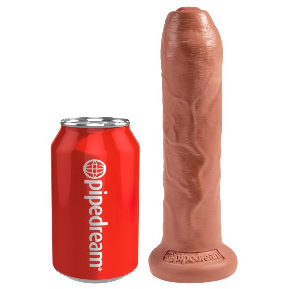 King Cock 7 - realistisk dildo (18 cm) - mørk natur