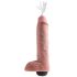 King Cock 11 - naturtro sprutende dildo (28cm)