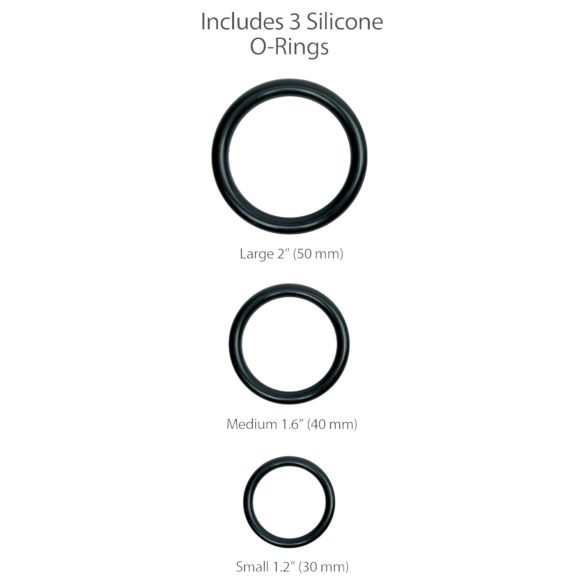 King Cock 7 - Strap-on dildo med sele (svart)