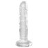 King Cock Clear 6 - sugekopp dildo (15cm)