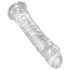 King Cock Clear 8 - sugekopp, stor dildo (20cm)