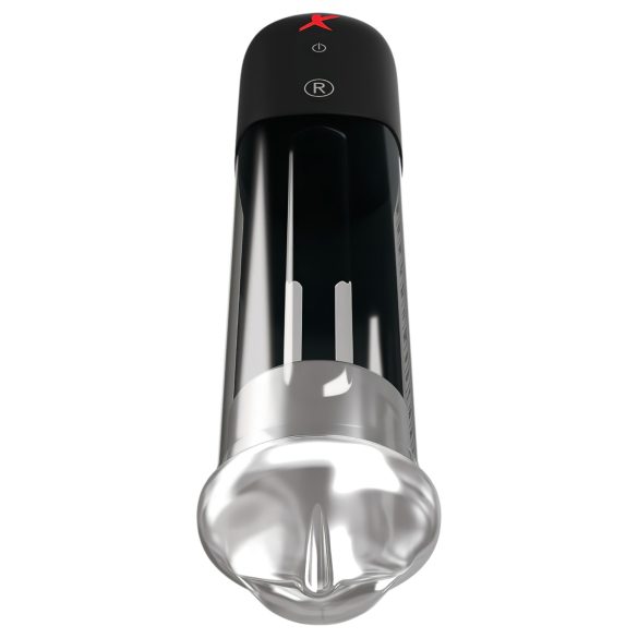 PDX Automatisk blowjob-pumpe med lepper - svart