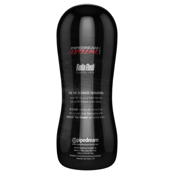 PDX Elite - vibrerende rumpe‑masturbator (natur)
