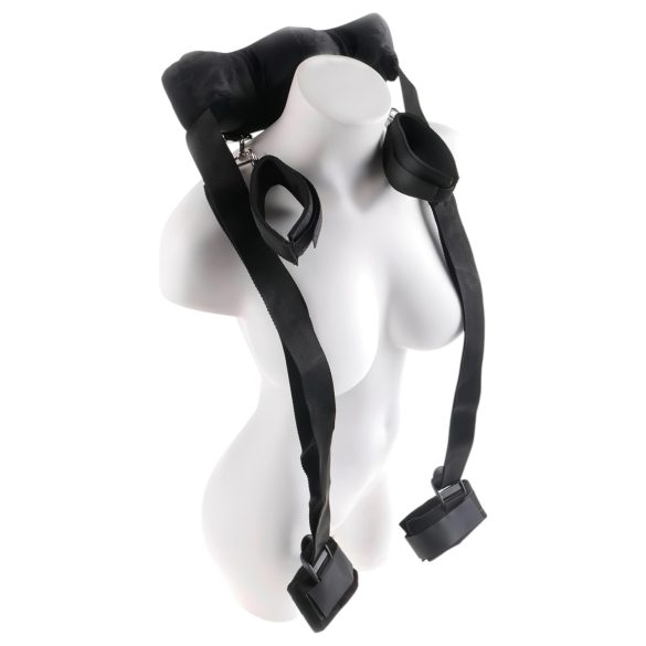 Fetisj Positurmester - BDSM bondagesett (svart)