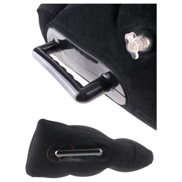 Fetish Fantasy - oppblåsbar sexpute med håndtak (svart)