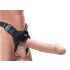 Fetisj Strap-On 12 - hul dildó (hudfarget)