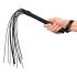 Fetish Fantasy Deluxe Cat-O-Nine - pisk (65 cm) - svart