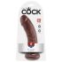 King Cock 8 Dildo (20cm) - Brun