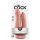 King Cock Dobbel Penetrator - naturlig realistisk dobbel dildo