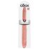 King Cock 16 Tapered - naturtro dobbel dildo (41 cm) - naturlig