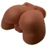Pipedream Junk in Tha Trunk - vibrerende kvinnelig torso‑masturbator (mørk naturfarge)