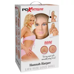   Pipedream Hannah Harper - livsstørrelse oppblåsbar dukke med 3D-ansikt