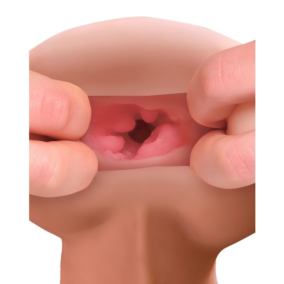 PDX Reach Around - 2 i 1 masturbator og penisforlenger (naturlig)