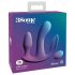 3Some total ekstase - oppladbar trippelvibrator (lilla)